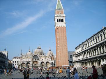 st Mark Square (San Marco) in historic city of Venice